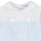 Baby Boys White & Blue Teddy Bear Babygrow Gift Set, 2, hi-res