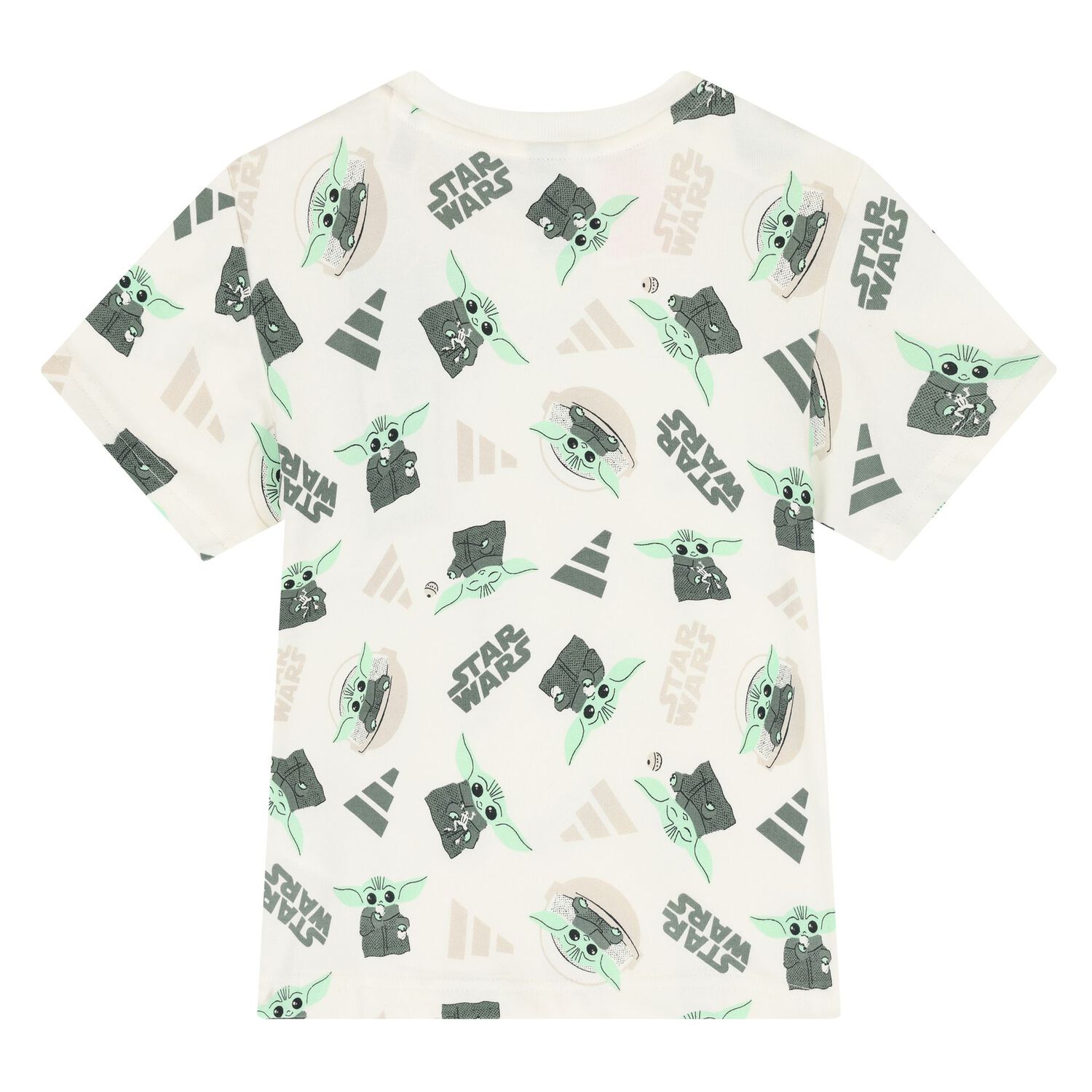 Younger Boys Ivory & Green Star Wars Shorts Set, 1, hi-res