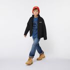 تيشيرت أولاد بالشعار باللون الأزرق, 1, hi-res