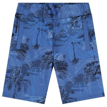 Boys Blue Logo Shorts