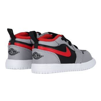 Black, Grey & Red Air Jordan 1 Low Alt Trainers