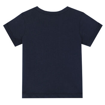 Baby Boys Navy Logo T-Shirt