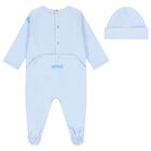 Baby Boys Blue Medusa Babygrow Gift Set, 1, hi-res
