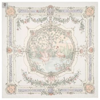 Violet Tapestry Swaddle Carr&eacute; Baby Blanket