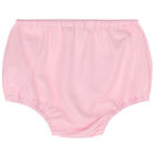 طقم فستان بنات بطبعة خريطة باللون العاجي والوردي, 1, hi-res