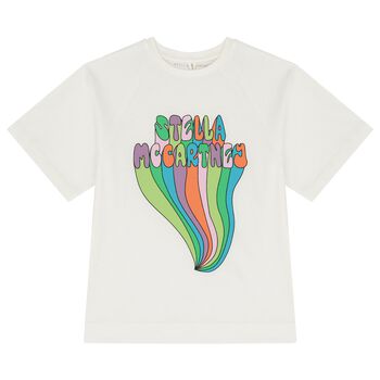 Girls Ivory Logo T-Shirt
