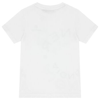 Boys White Logo T-Shirt