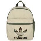 Beige Trefoil Logo Backpack, 1, hi-res