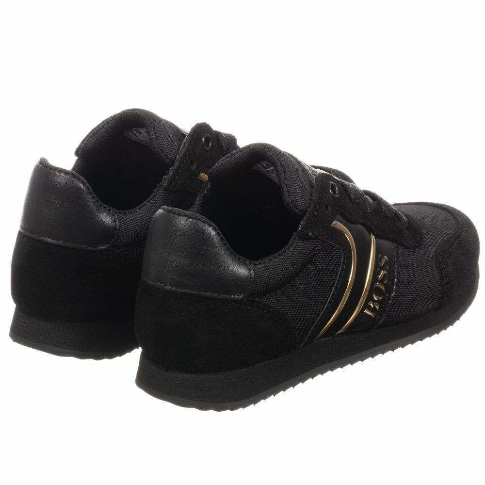 Boys gold new arrivals trainers