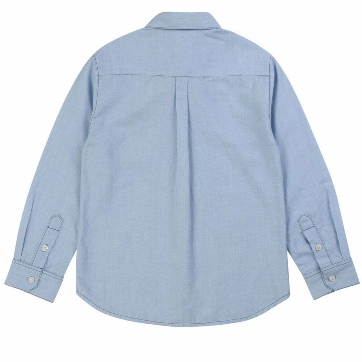 Boys Light Blue Logo Shirt, 1, hi-res