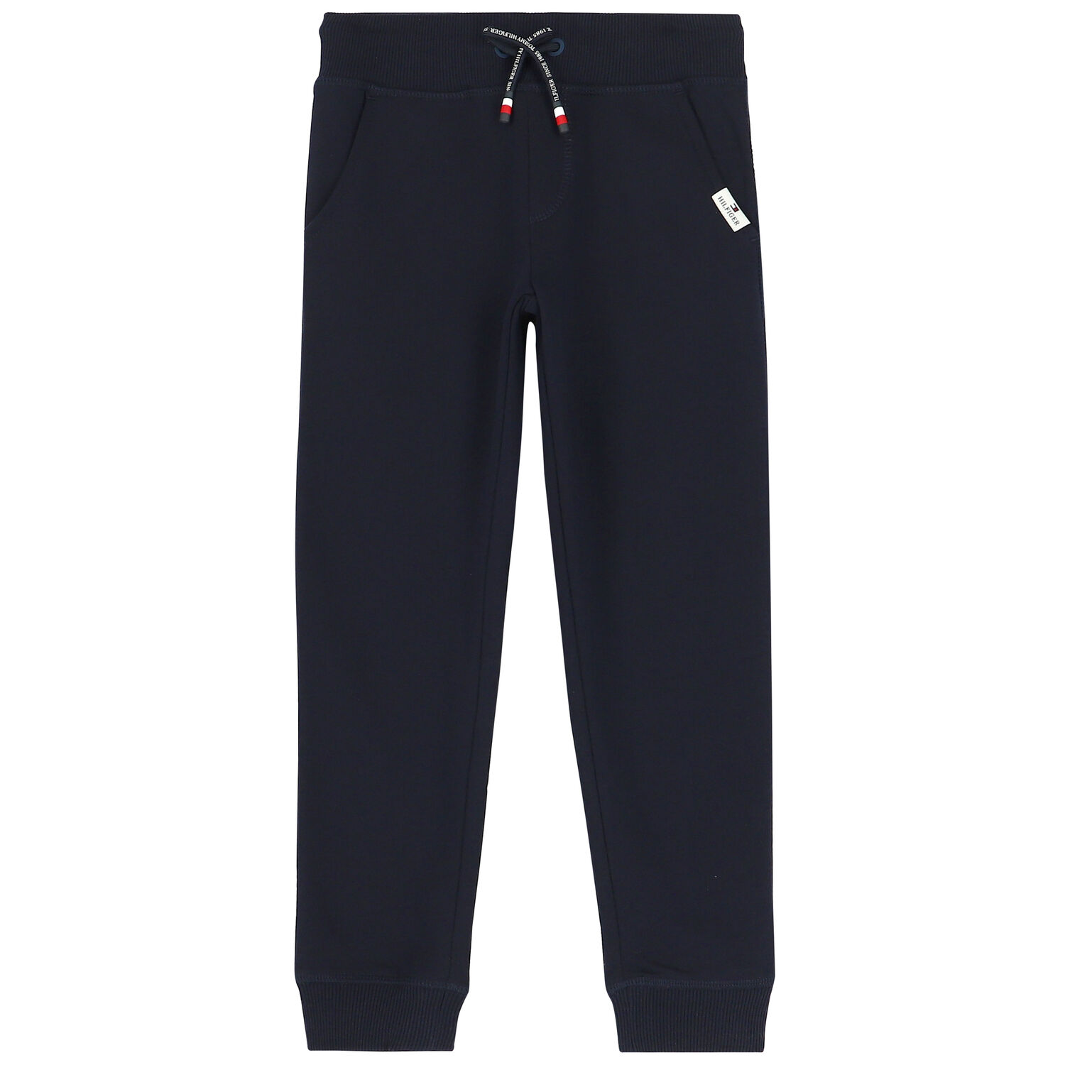 بدلة رياضية بالشعار باللون الكحلي للأولاد, 1, hi-res