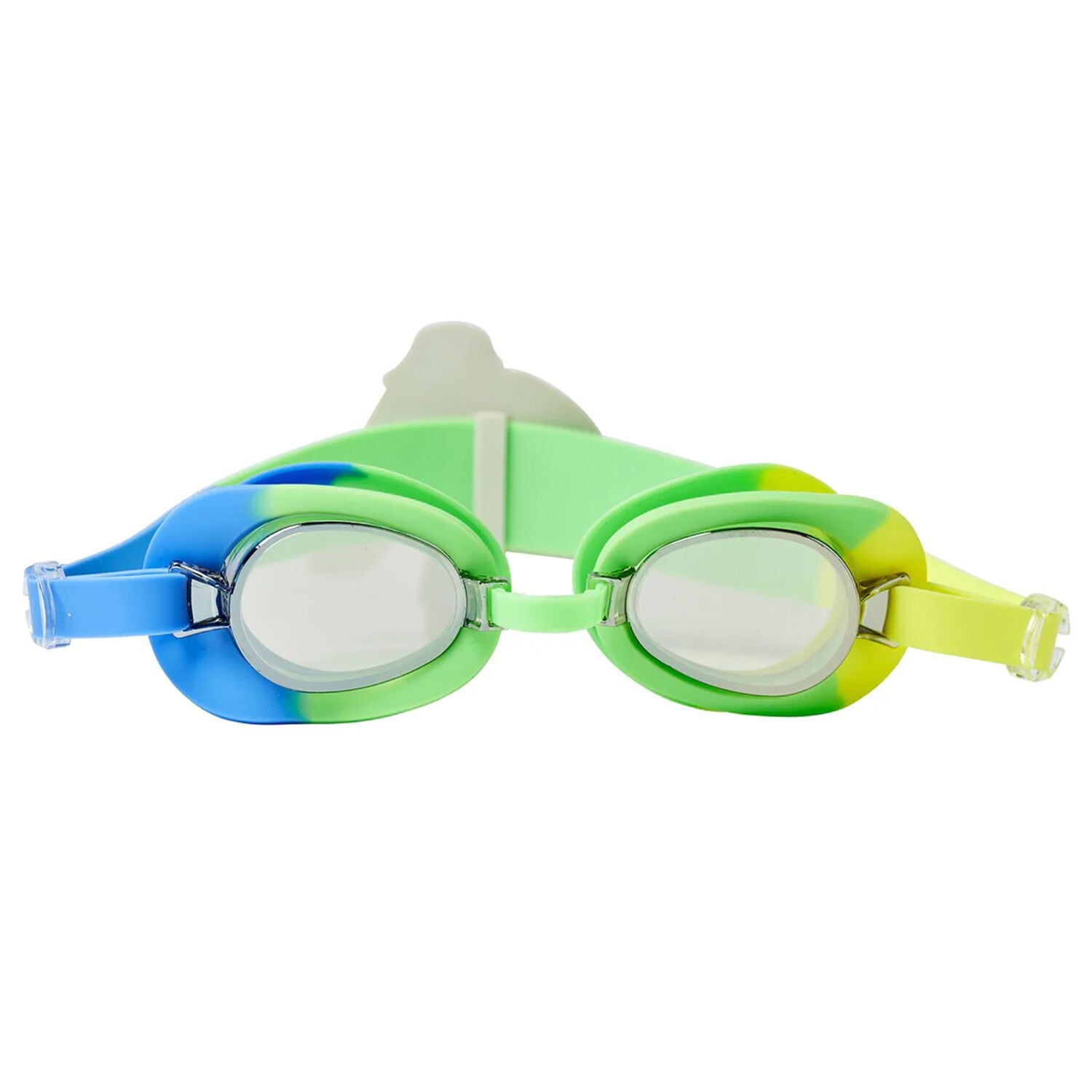 Green & Blue Eli the Elephant Swimming Goggles, 1, hi-res