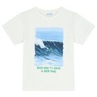 Boys Green, White & Blue Shorts Set (3 Piece), 1, hi-res