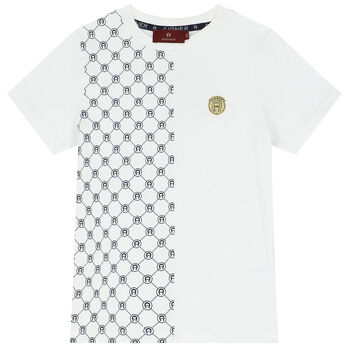 Boys White Logo T-Shirt