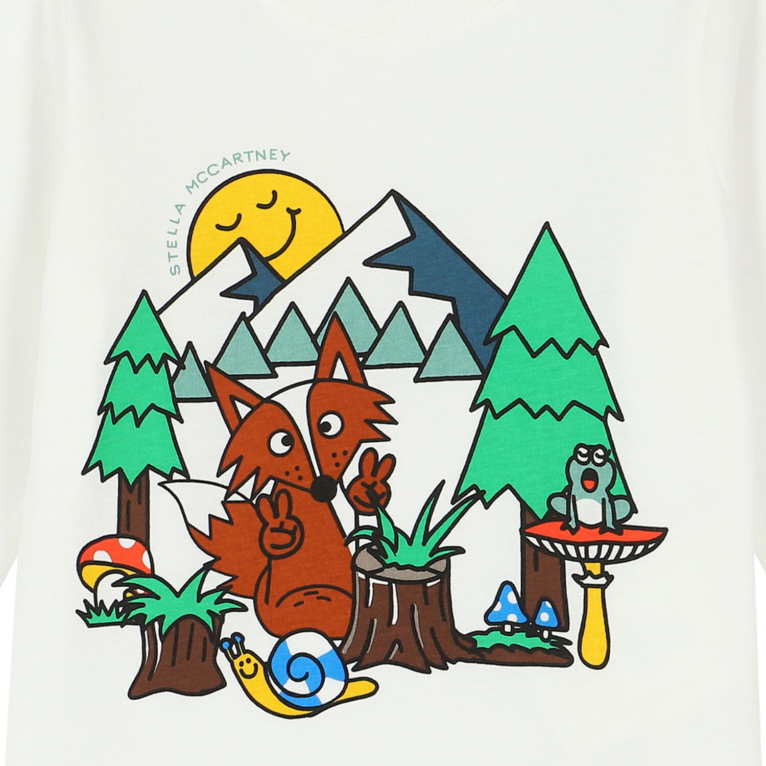 توب بأكمام بطبعة باللون العاجي للأولاد, 1, hi-res