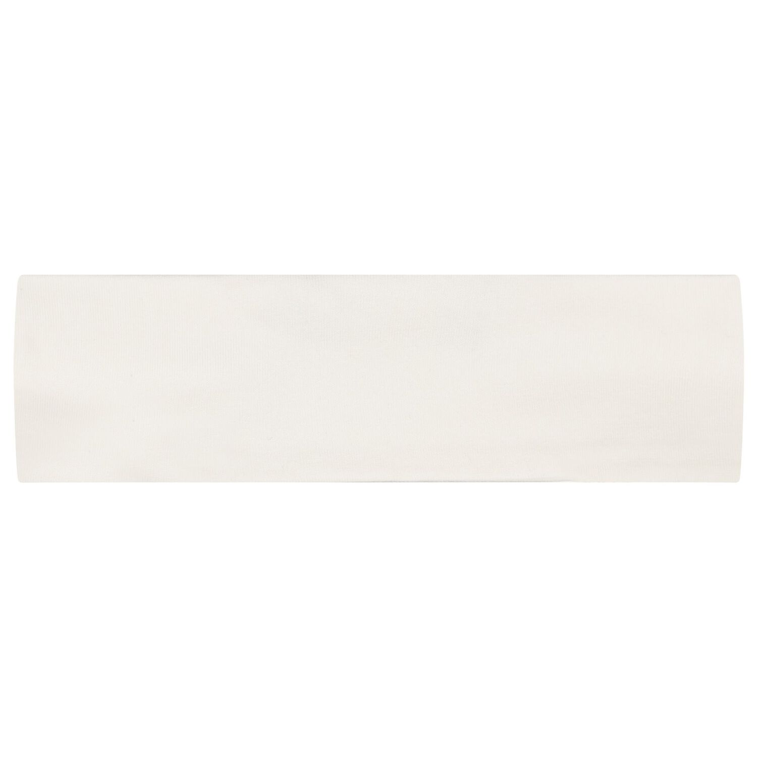 Baby Girls Ivory Bow Logo Headband, 1, hi-res