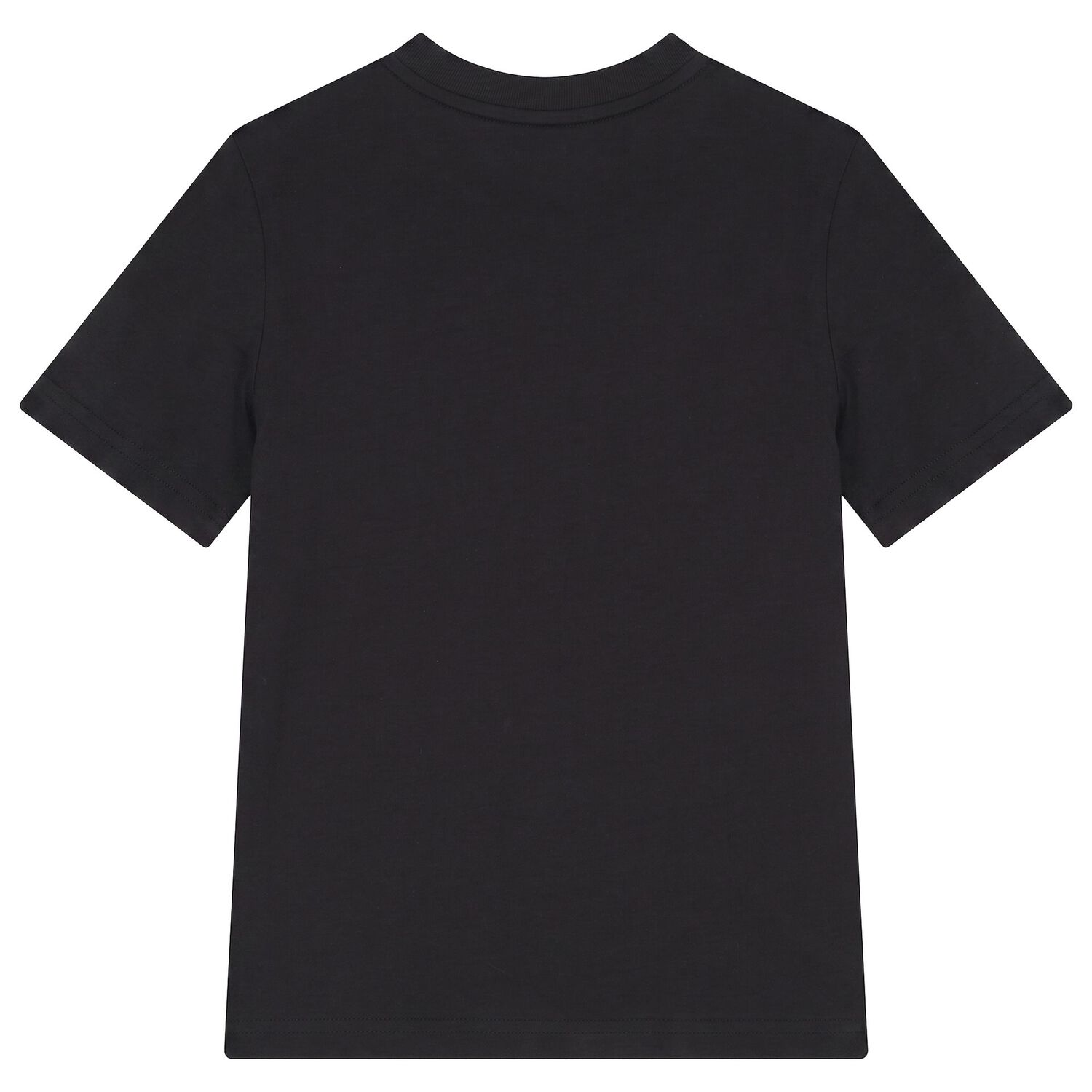 Boys Black Logo T-Shirt, 1, hi-res