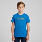 Boys Blue Logo T-Shirt, 2, hi-res