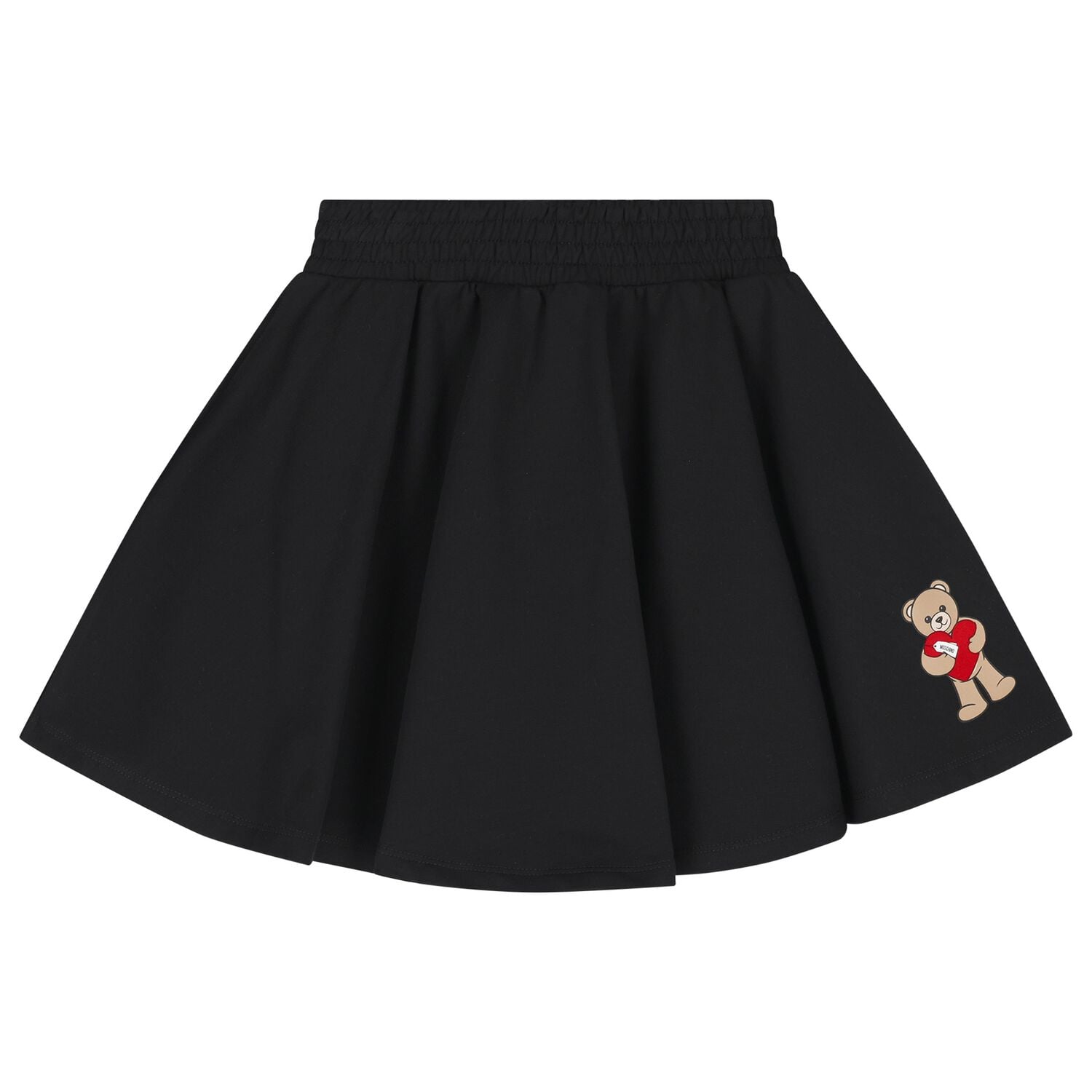Girls Black Teddy Bear Skirt, 2, hi-res