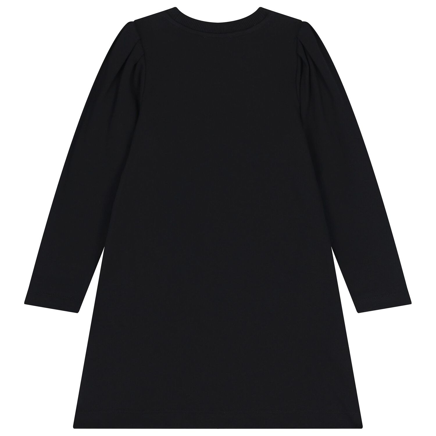 فستان بنات بالشعار بطبعه تيدى بير باللون الاسود , 2, hi-res