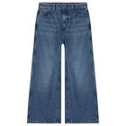 بنطلون جينز للبنات باللون الازرق , 1, hi-res