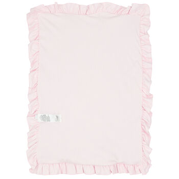 Baby Girls Pink Teddy Blanket