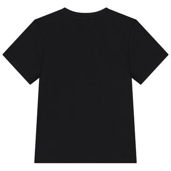 Boys Black Logo T-Shirt