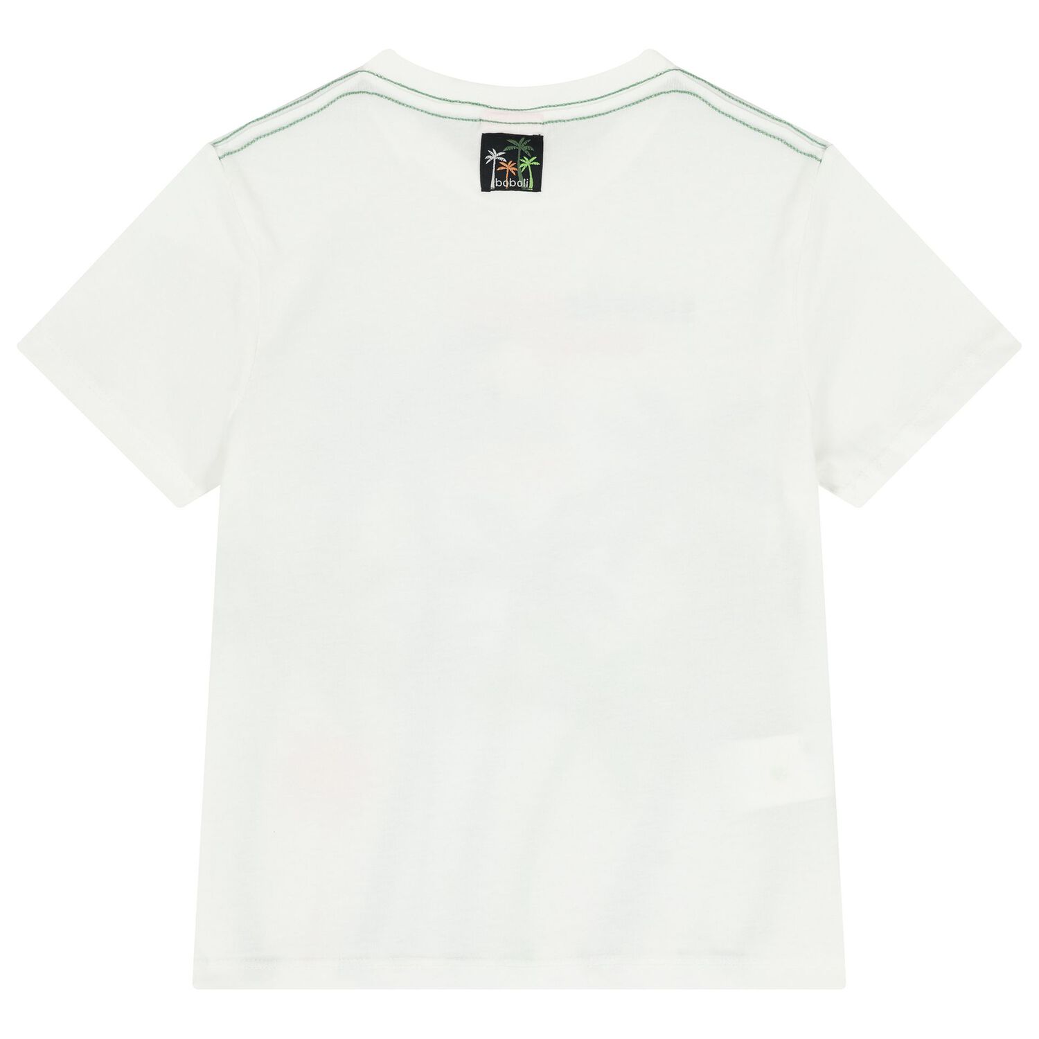 Boys White Palm Tree T-Shirt, 1, hi-res
