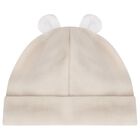White & Beige Teddy Bear Babygrow Gift Set, 1, hi-res
