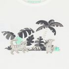 Younger Boys Beige Jungle Shorts Set, 2, hi-res