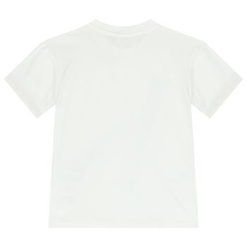 Boys White Logo T-Shirt