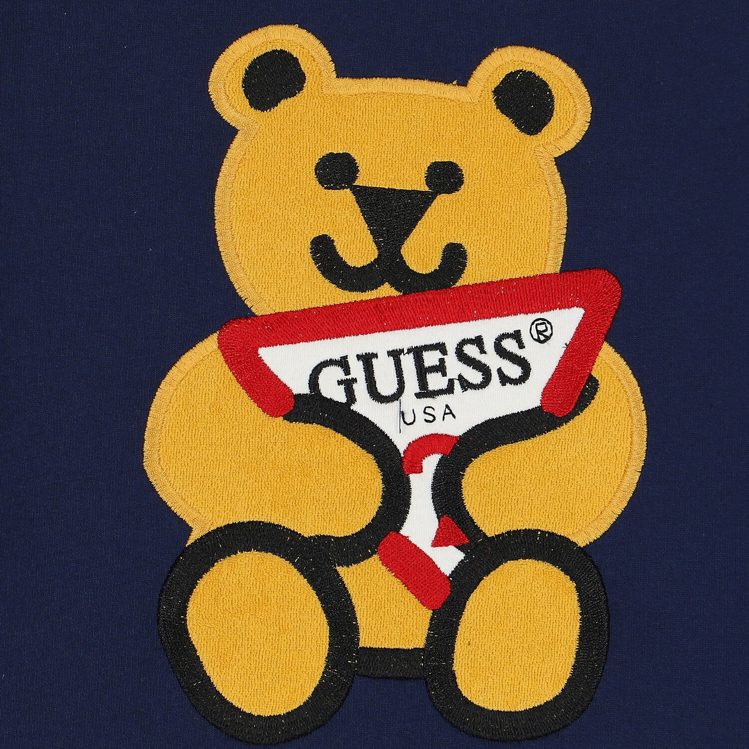 Boys Navy Teddy Logo Sweatshirt, 1, hi-res image number null