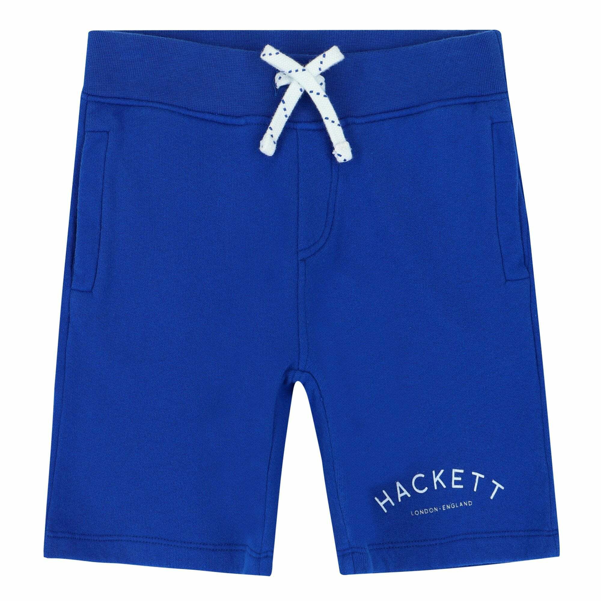 Hackett London Boys Blue Logo Shorts Junior Couture Australia