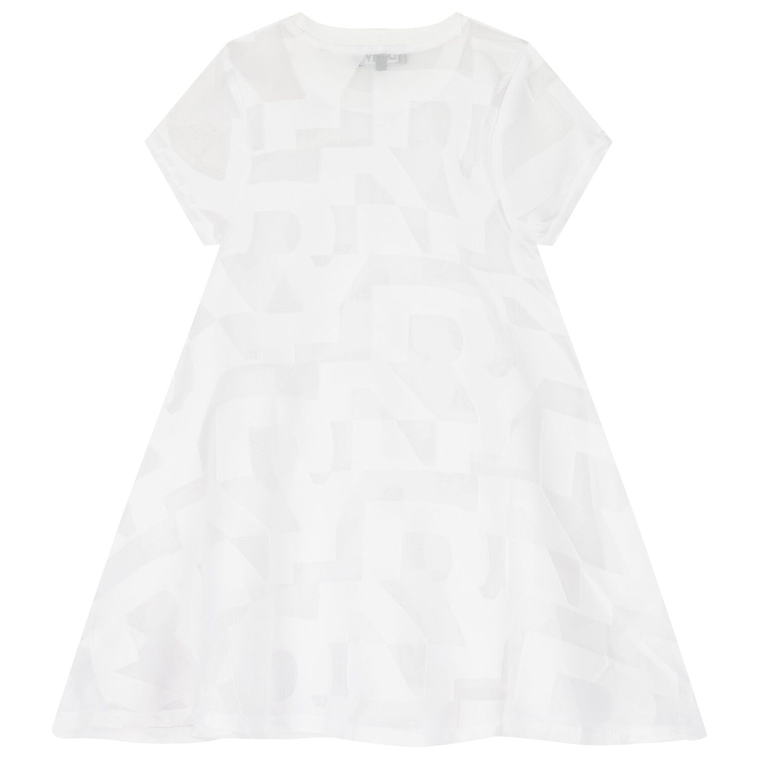 Girls White Logo 2-in-1 Dress, 1, hi-res