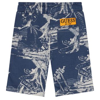Boys Vacation Print Shorts