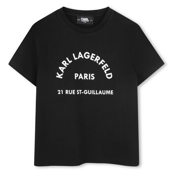 Boys Black Logo T-Shirt