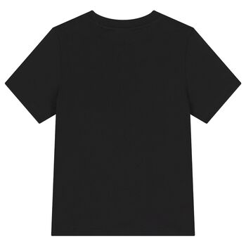 Boys Black Logo T-Shirt