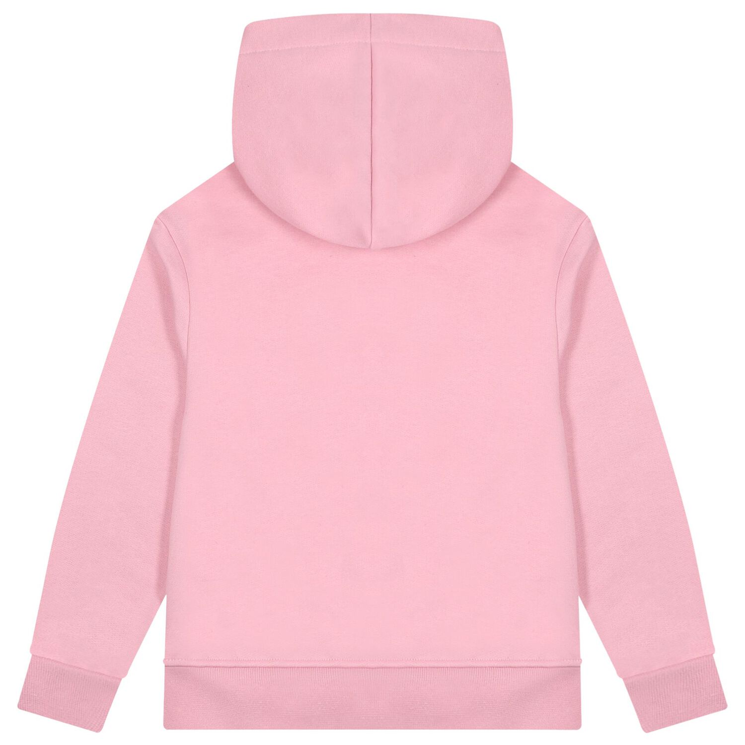 Girls Pink & Black Logo Hooded Top, 6, hi-res