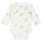 Baby Girls Ivory & Beige Balloon Bodysuits ( 2-Pack ), 1, hi-res