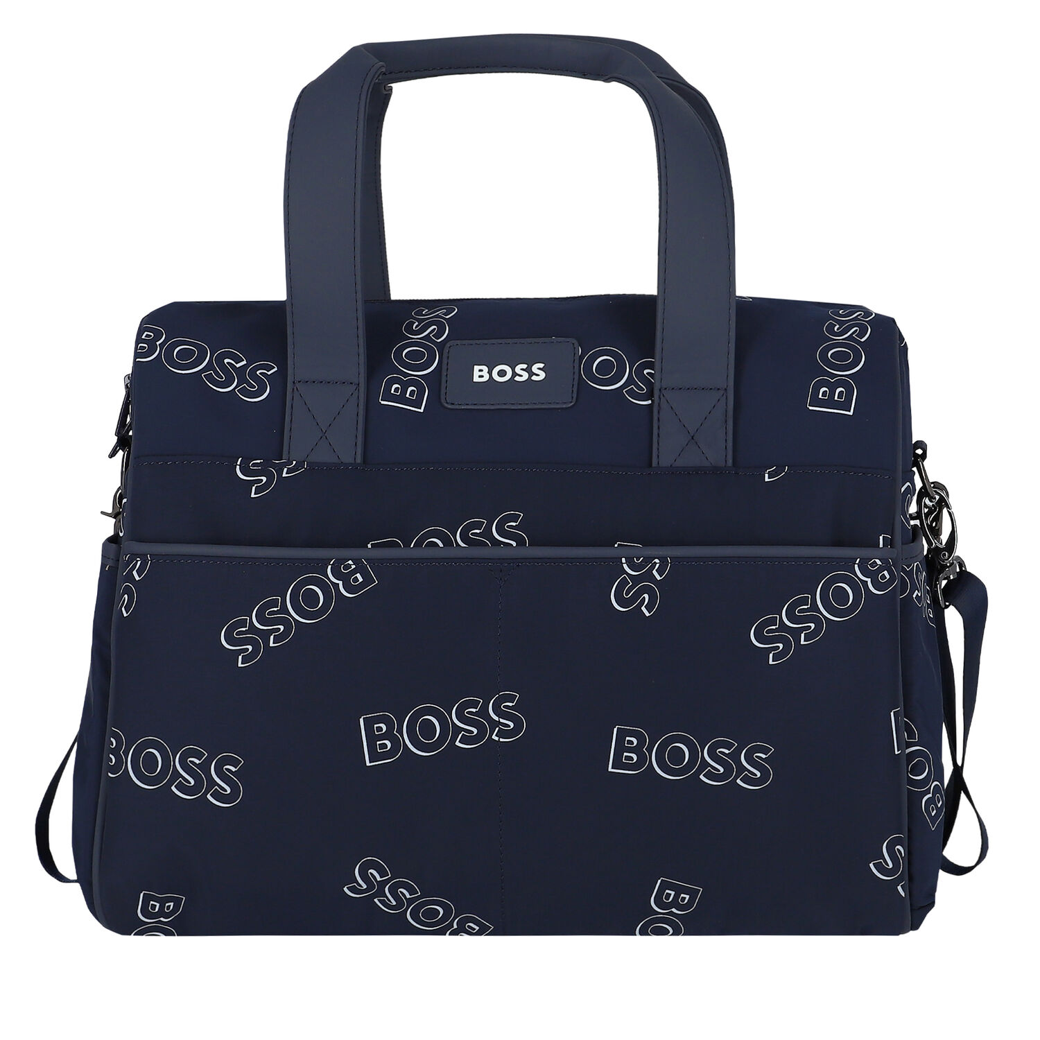 Navy Logo Baby Changing Bag, 1, hi-res