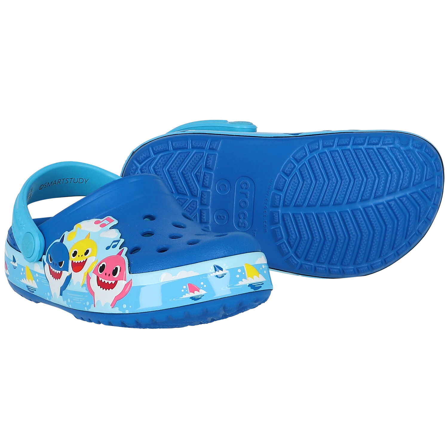 Blue Baby Shark Classic Clogs Sandals, 1, hi-res