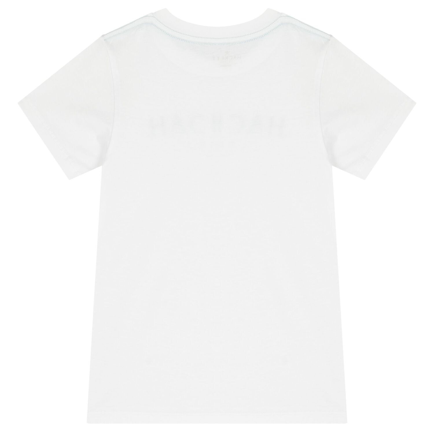 Boys White Logo T-Shirt, 6, hi-res image number null
