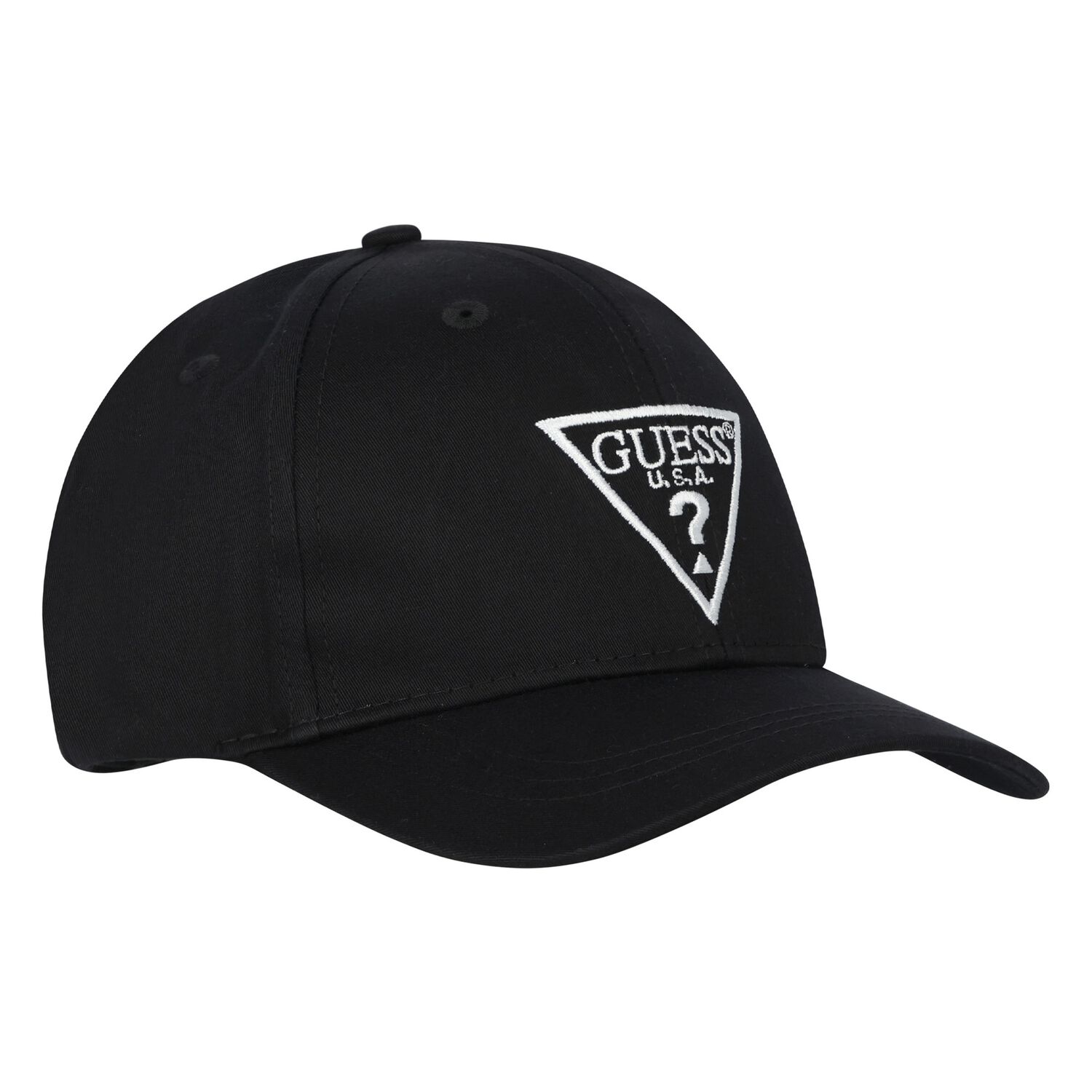 Boys Black Logo Cap, 2, hi-res