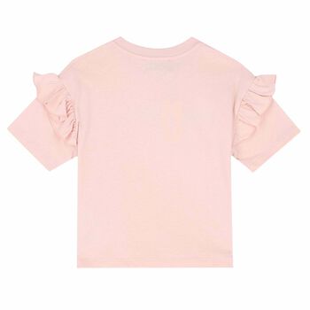 Girls Pink Logo T-Shirt