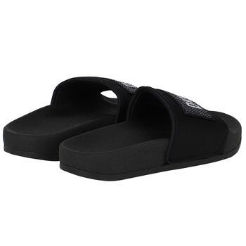 Girls Black Logo Sliders