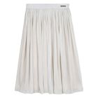 Girls Ivory Logo Skirt, 1, hi-res