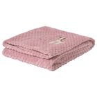 Baby Girls Pink Faux Fur Blanket, 1, hi-res