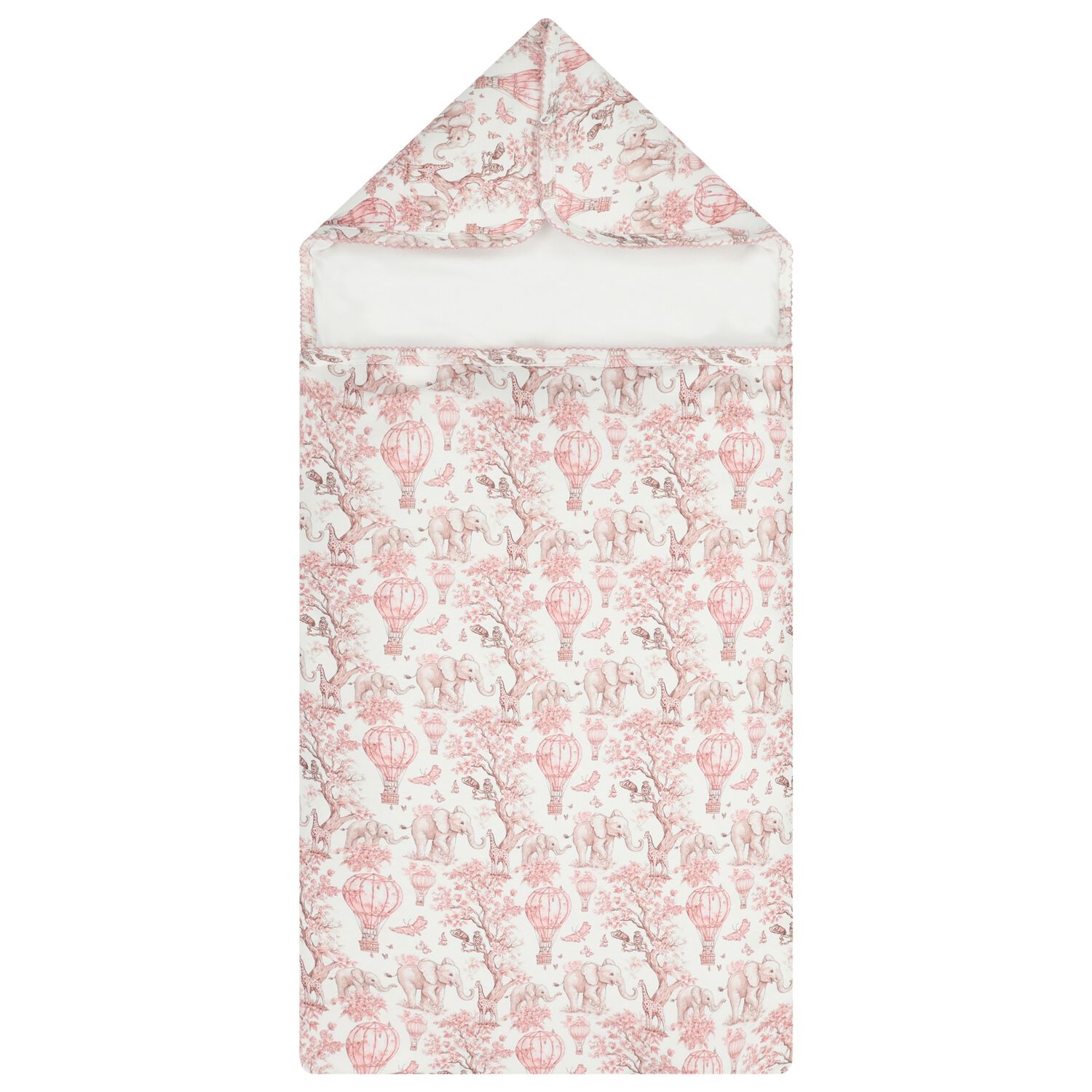 Baby Girls White & Pink Africa Nest, 1, hi-res image number null