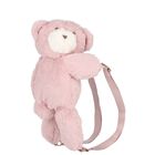 Girls Pink Teddy Bear Backpack, 2, hi-res