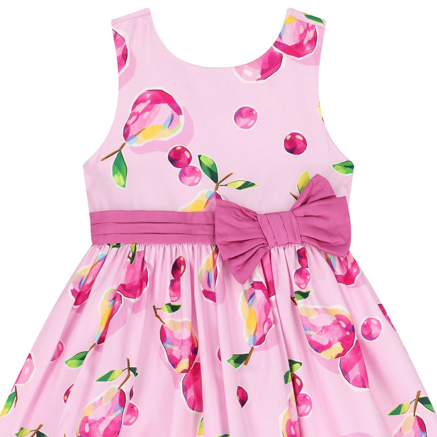 Girls Pink Fruits Dress, 1, hi-res image number null